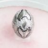 Anillo Grande Circonita Blanco Negro