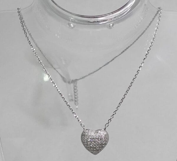 Collar Corazón de Circonita