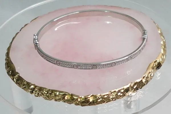 Pulsera C. Semirrígida con Circonita