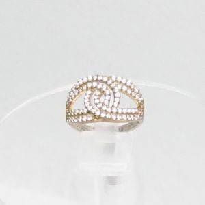 Anillo Entrelazado Circonita