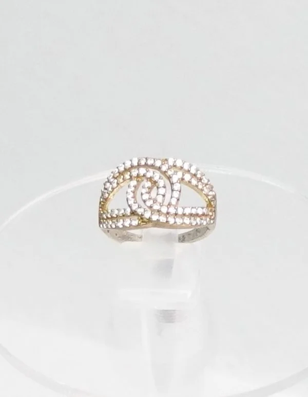 Anillo Entrelazado Circonita