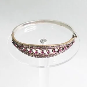 Pulsera Bandeaux Rubí Circonita