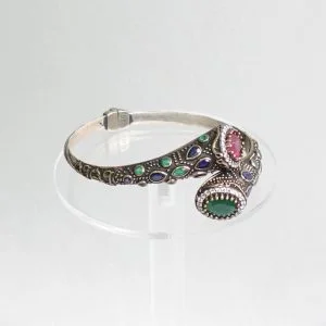 Pulsera Grande Rubí Esmeraldas