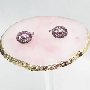 Pendientes Antiguo Rubi